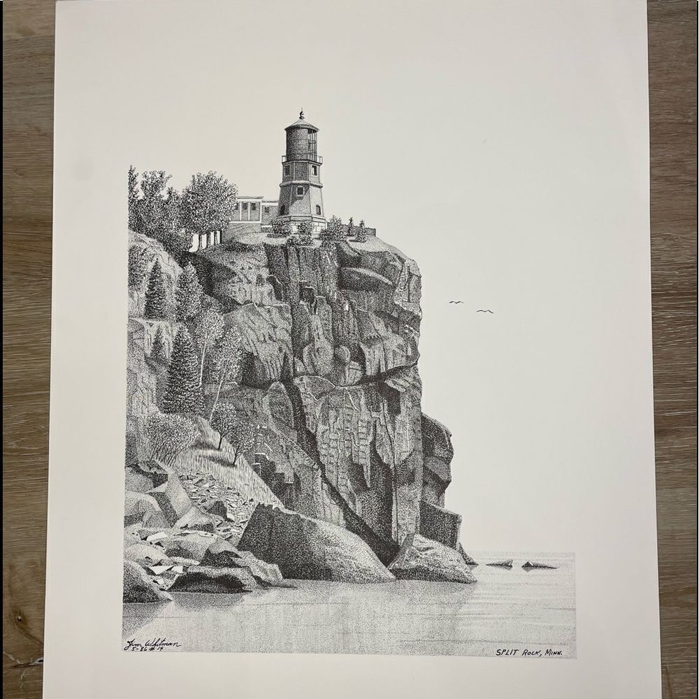 Lighthouse at Split Rock Minnesota Prints
